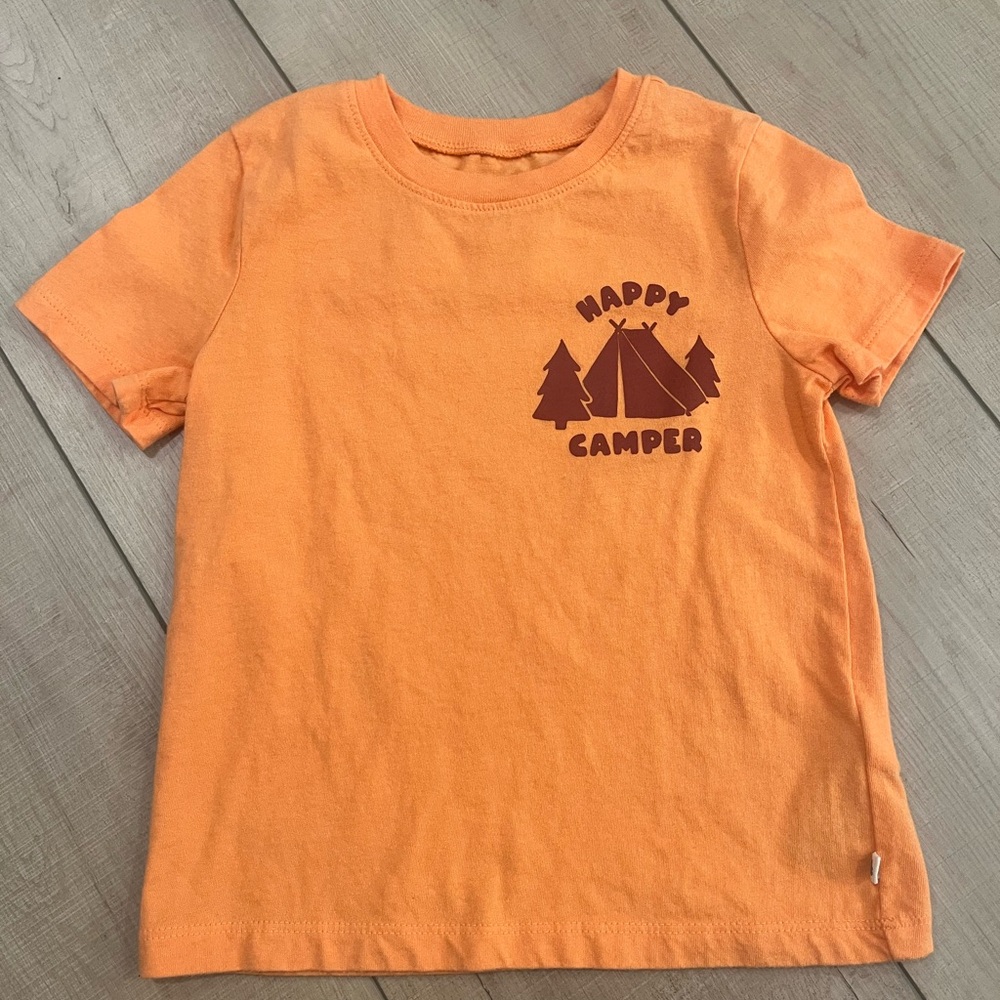 GAP Orange Kids 'Happy Camper' Tee